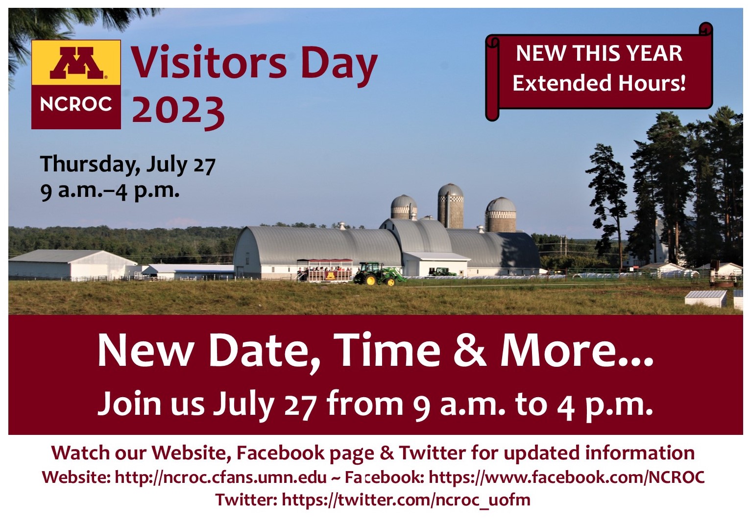 Visitors Day flyer